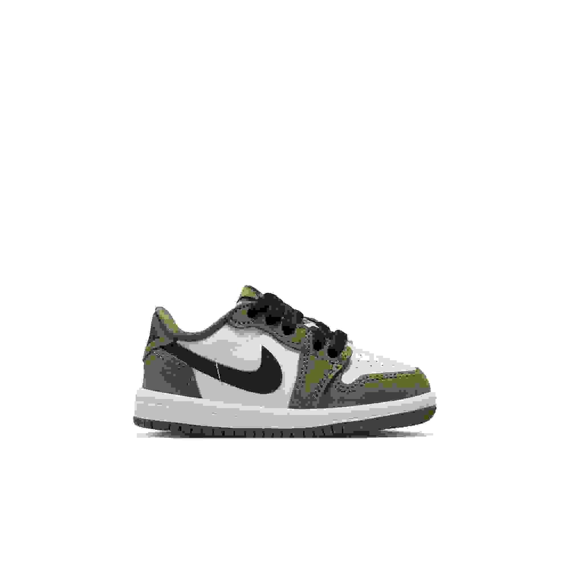 Jordan 1 Retro Low Toddler Kids' “Medium Olive” Shoe